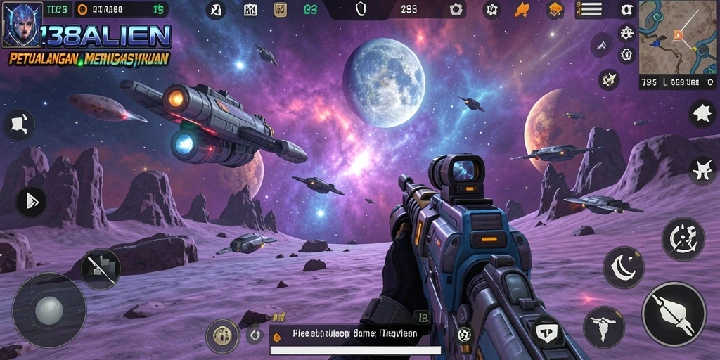 Tampilan utama gameplay 138ALIEN dengan aksi TPS yang mendebarkan.