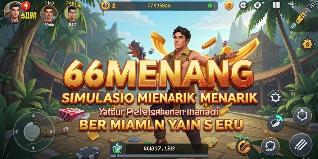 Tampilan gameplay seru di 66MENANG dengan berbagai simulasi menarik.