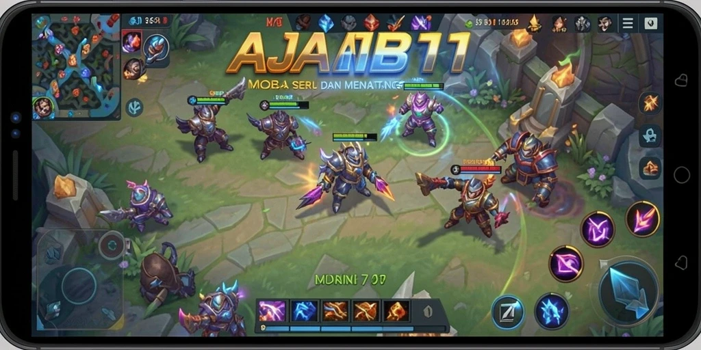 Gameplay seru dan kompetitif di AJAIB11 yang penuh aksi.