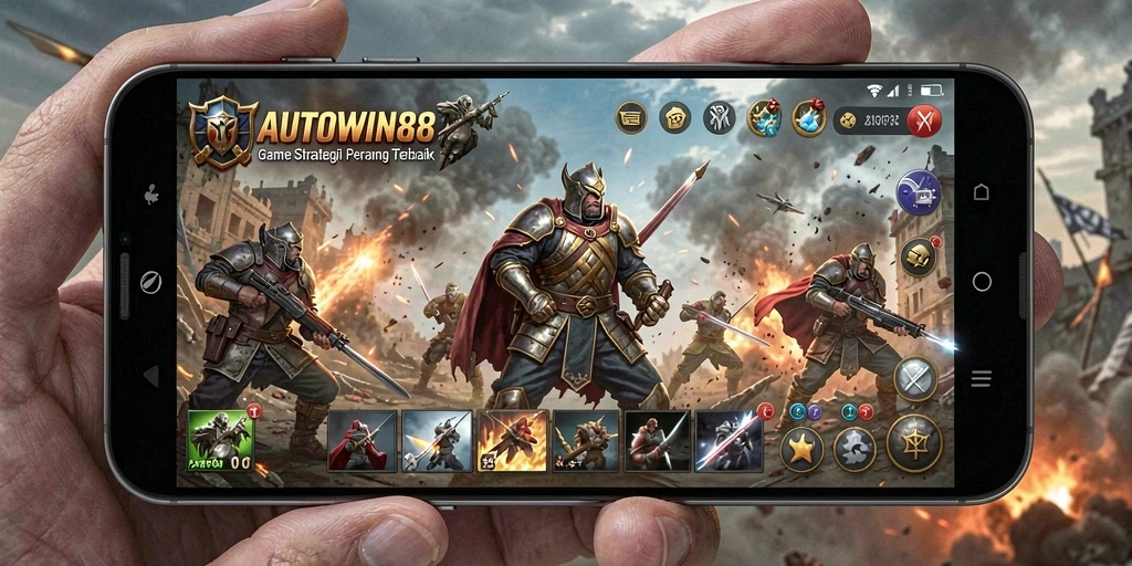 Tangkapan layar AUTOWIN88 menampilkan aksi pertempuran SLG yang epik.