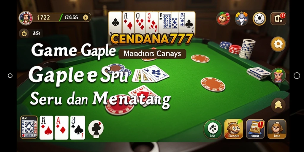 Tampilan gameplay seru dari CENDANA777 dengan teman-teman.