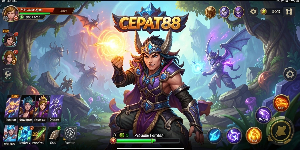 Screenshot gameplay menunjukkan aksi mendebarkan dalam petualangan.