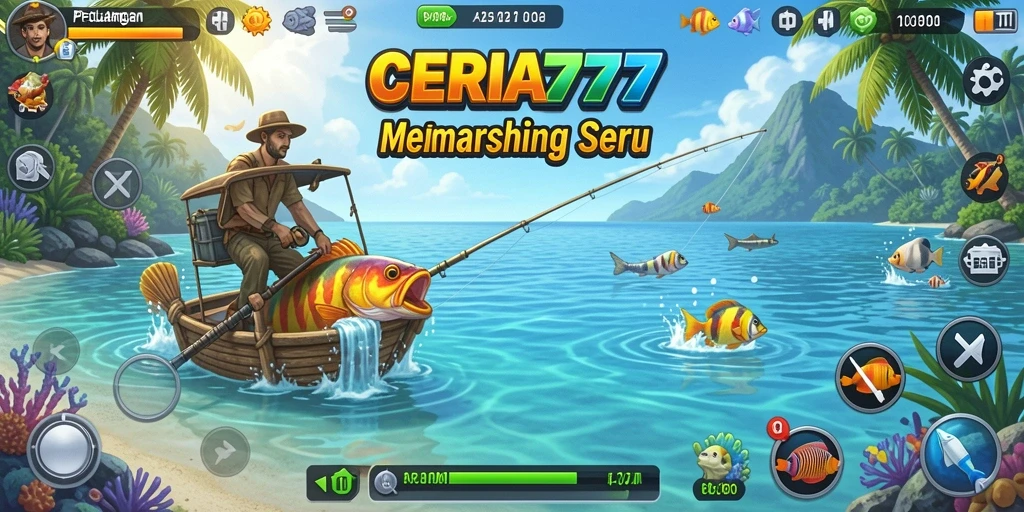 Tangkapan ikan yang megah dalam gameplay CERIA777.