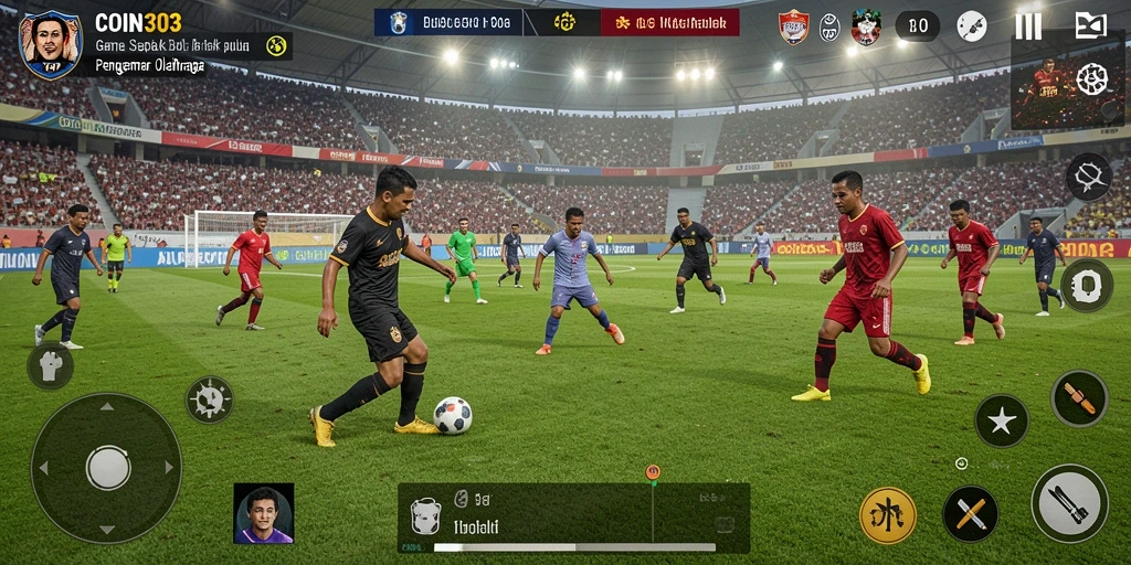 Tampilan gameplay yang mendebarkan dalam COIN303.