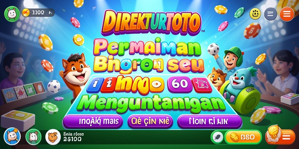 Screenshot gameplay Bingo yang menampilkan suasana seru di DIREKTURTOTO.