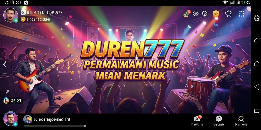 Tampilan permainan musik yang seru di DUREN777.