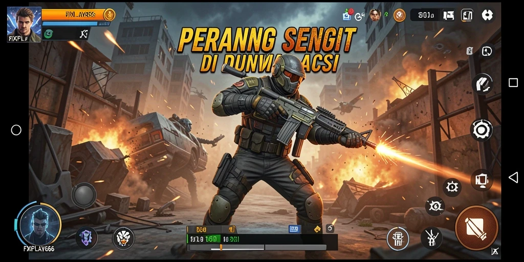 Tampilan mendebarkan dari gameplay FIXPLAY666 yang penuh aksi.