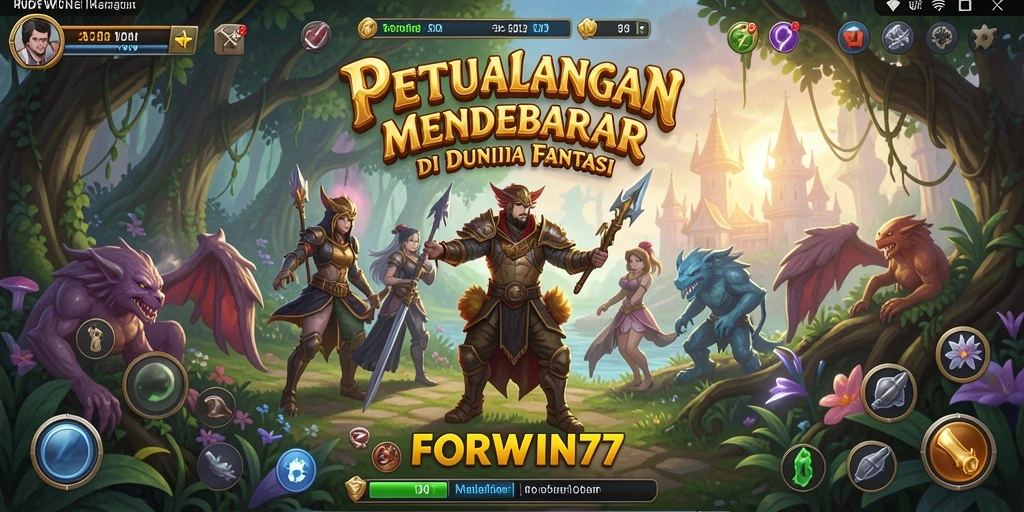 Screenshot gameplay FORWIN77 menampilkan aksi petualangan yang seru.