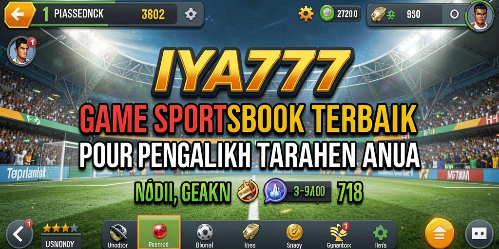 Tampilan menarik dari aplikasi IYA777 saat digunakan untuk taruhan olahraga.