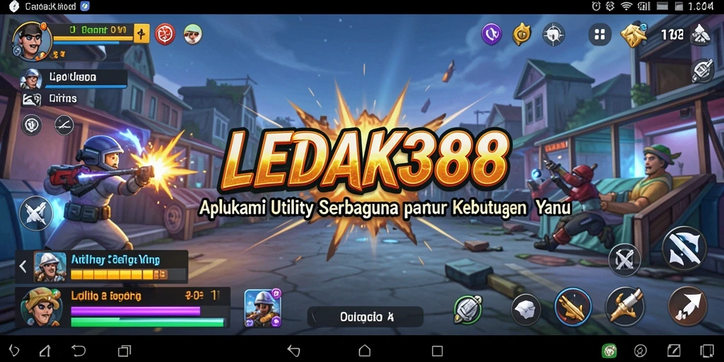 Tampilan antarmuka sederhana dan fungsional dari LEDAK388.