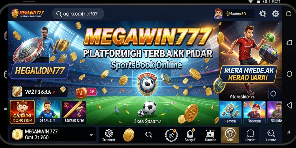 Tampilan antarmuka menarik dari MEGAWIN777 saat permainan berlangsung.