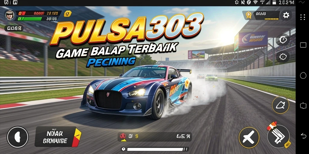 Gameplay seru dan mendebarkan dari PULSA303 dengan berbagai kendaraan balap.