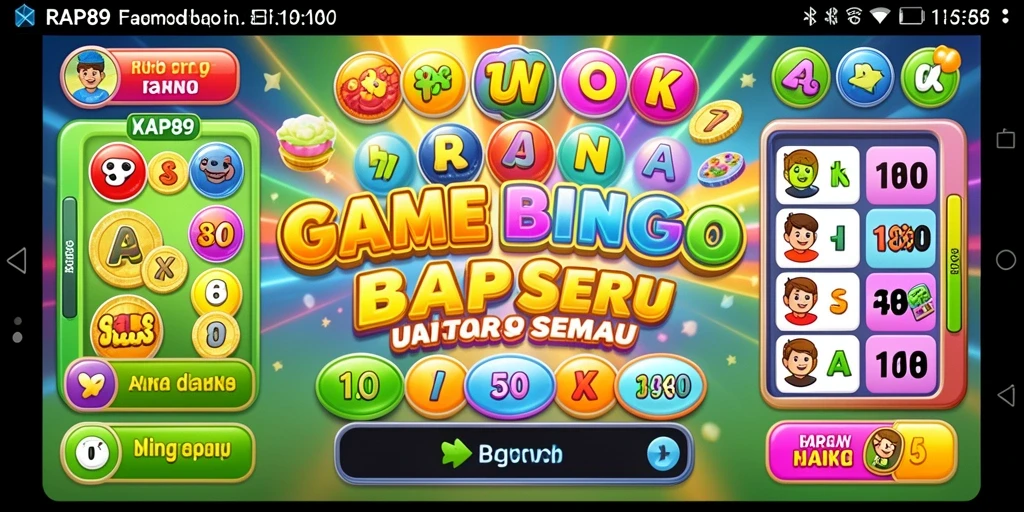 Screenshot menampilkan gameplay seru dari RAP89 Bingo.