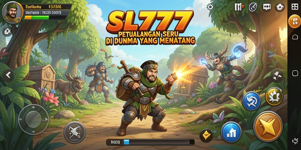 Tampilkan gameplay menarik dengan aksi petualangan seru.