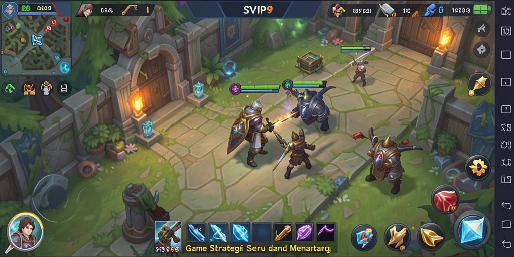 Tampilan gameplay seru dengan strategi mendalam di SVIP9.