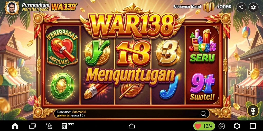 Screenshot menunjukkan gameplay seru dan grafis memukau dari WAR138.